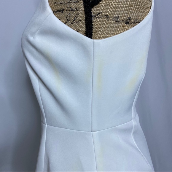 Elliatt White Mesh Contrast Cocktail Dress - Picture 12 of 16
